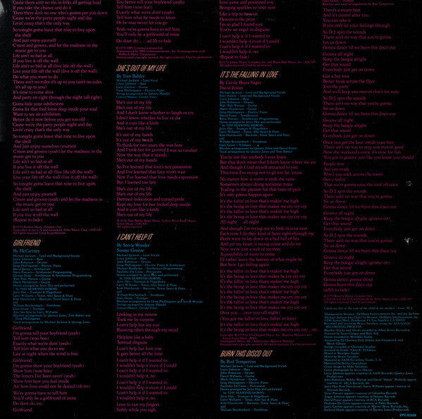 Michael Jackson : Off The Wall (LP,Album,Stereo)