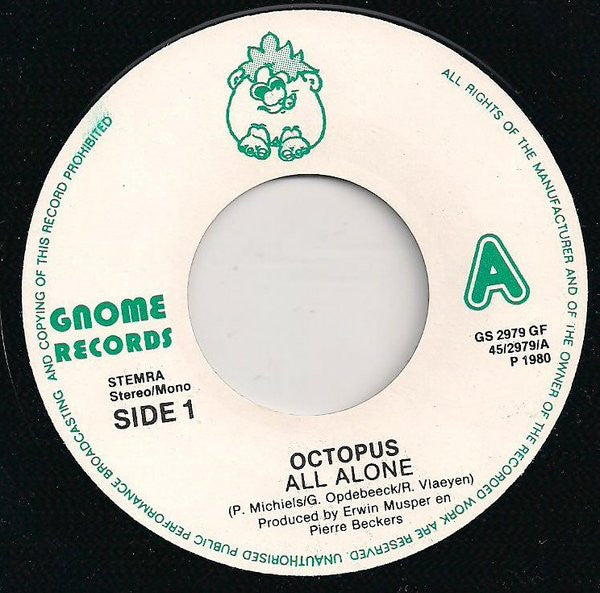 Octopus (5) : All Alone (7",Single,45 RPM)