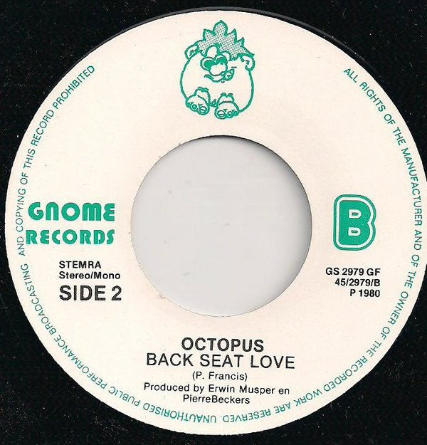 Octopus (5) : All Alone (7",Single,45 RPM)