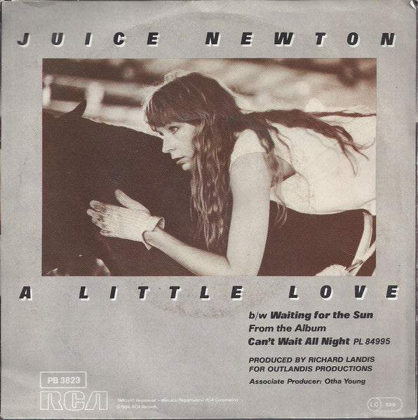 Juice Newton : A Little Love (7",45 RPM,Single)