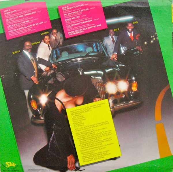 Whispers, The : Headlights (LP,Album,Stereo)