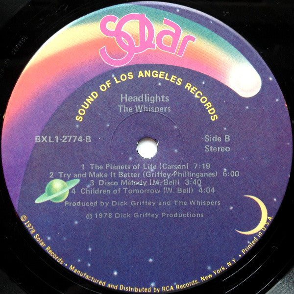 Whispers, The : Headlights (LP,Album,Stereo)