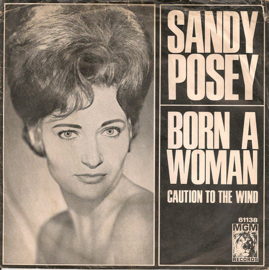 Sandy Posey : Born A Woman (7",45 RPM,Single)