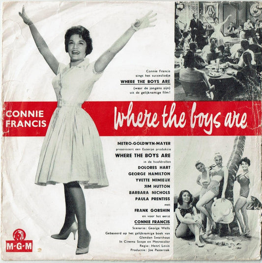 Connie Francis : Where The Boys Are (7",45 RPM,Single)