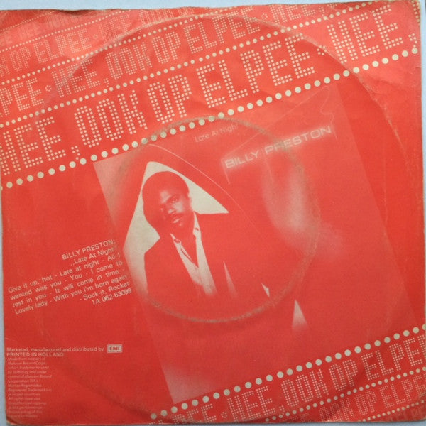 Billy Preston Featuring Syreeta : It Will Come In Time (7",45 RPM,Single)
