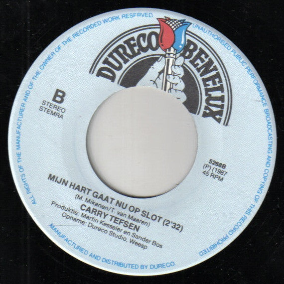 Carry Tefsen : Wordt Nooit Verliefd  (7",45 RPM,Single)