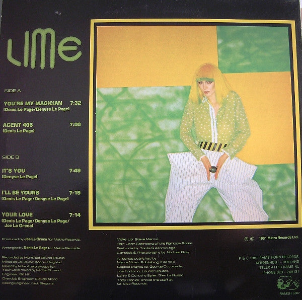 Lime (2) : Your Love (LP,Album)