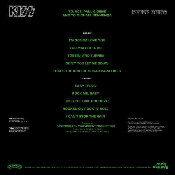 Kiss, Peter Criss : Peter Criss (LP,Album)