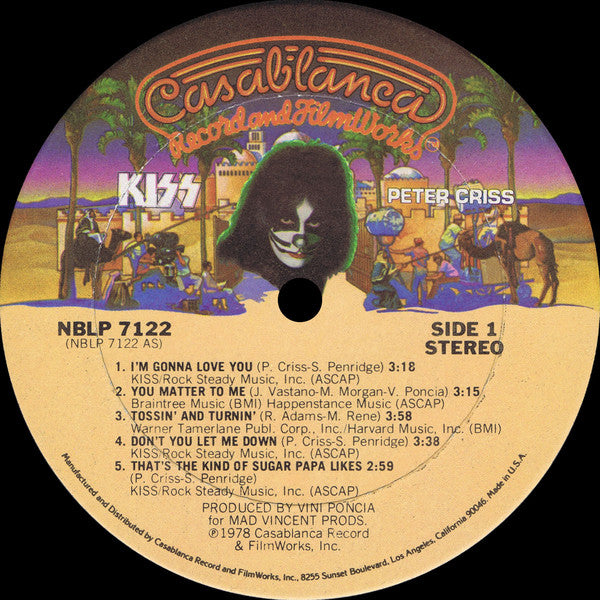 Kiss, Peter Criss : Peter Criss (LP,Album)