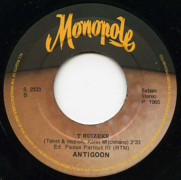 Antigoon : De Lopende Band (7",Single,Stereo)