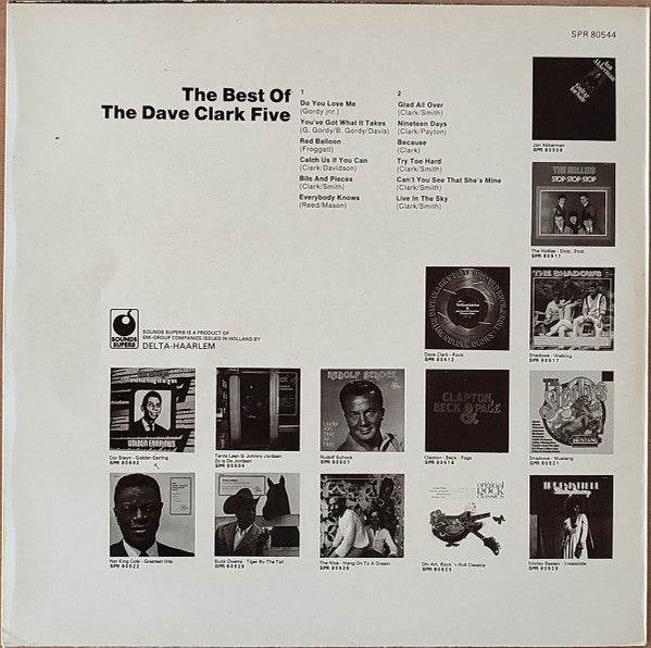 Dave Clark Five, The : The Best Of The Dave Clark Five (LP,Compilation)