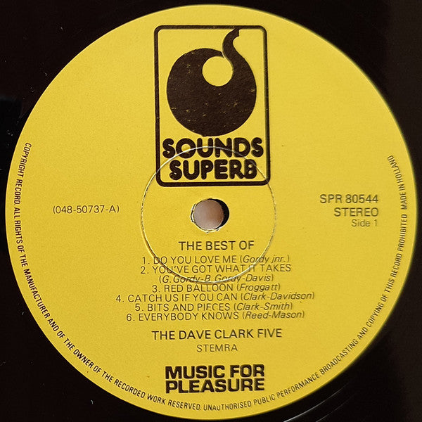 Dave Clark Five, The : The Best Of The Dave Clark Five (LP,Compilation)