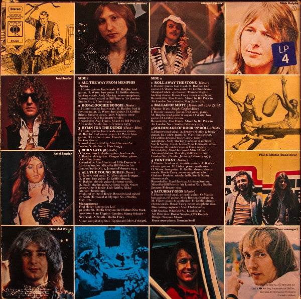 Mott The Hoople : Greatest Hits (LP,Compilation)