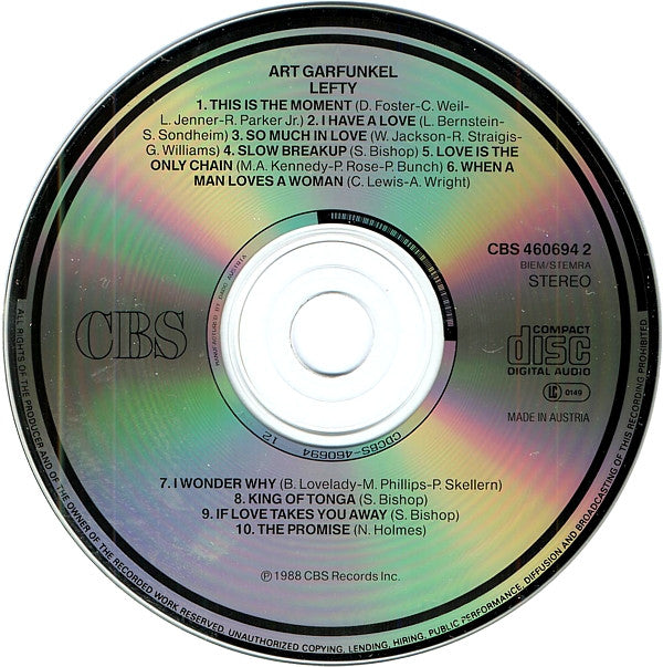 Art Garfunkel : Lefty (Album)