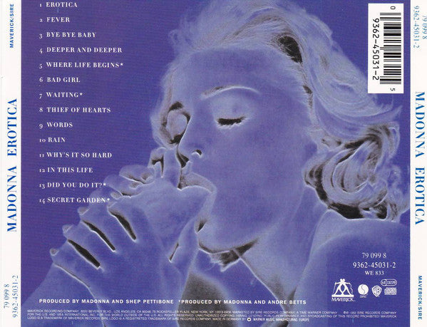 Madonna : Erotica (Album)