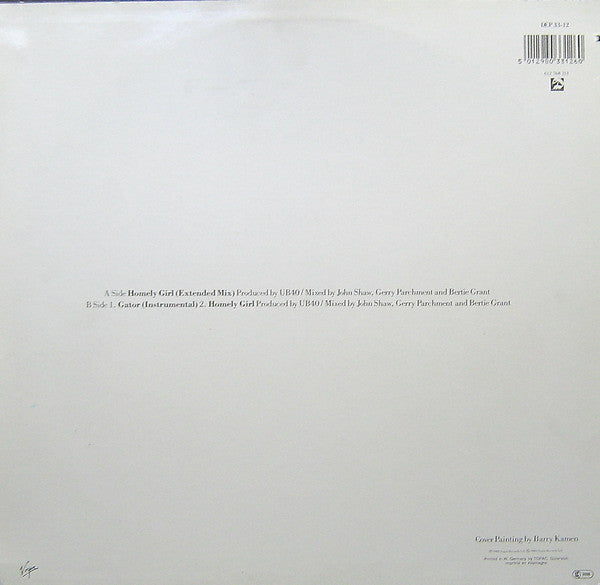 UB40 : Homely Girl (12")