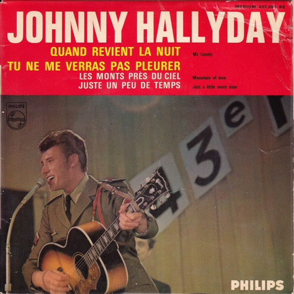 Johnny Hallyday : Quand Revient La Nuit (7",45 RPM,EP,Mono)