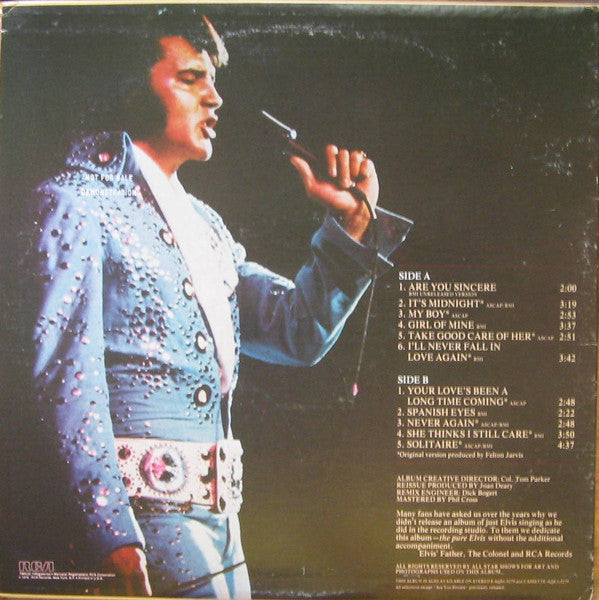 Elvis Presley : Our Memories Of Elvis (LP,Album)
