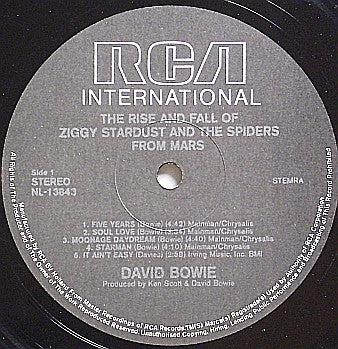 David Bowie : The Rise And Fall Of Ziggy Stardust And The Spiders From Mars (LP,Album,Reissue)