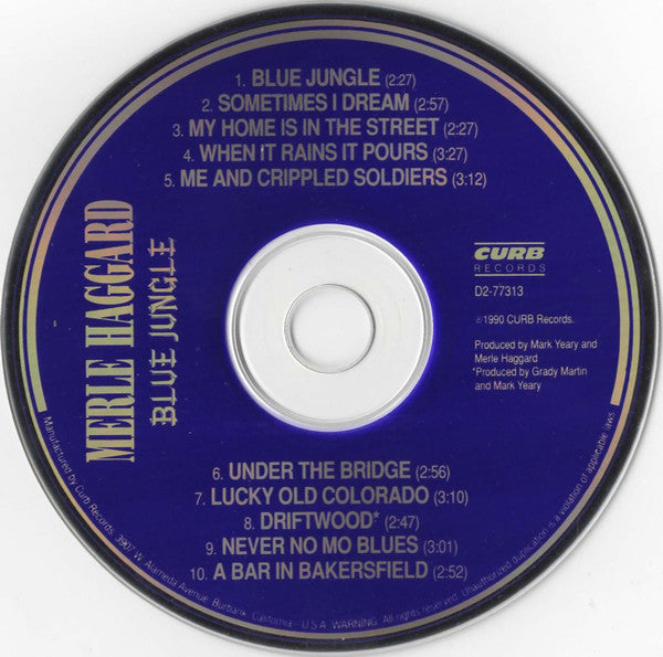 Merle Haggard : Blue Jungle (Album)