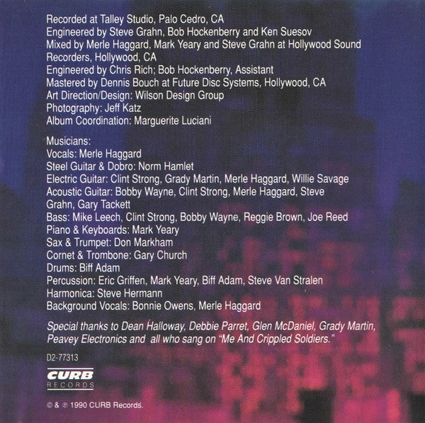 Merle Haggard : Blue Jungle (Album)