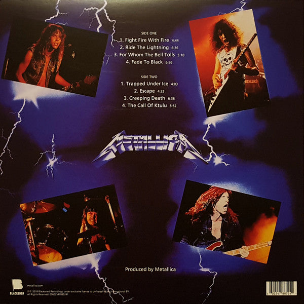 Metallica : Ride The Lightning (LP,Album,Reissue,Remastered)