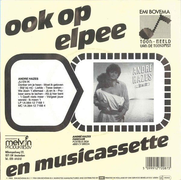 André Hazes : Ik Meen 't  (7",45 RPM)