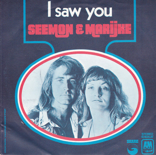 Seemon & Marijke : I Saw You / The Son Of America (7",45 RPM,Single)