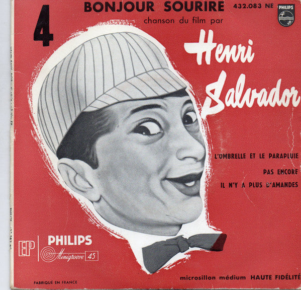 Henri Salvador : 4 - Bonjour Sourire (7",45 RPM,EP)