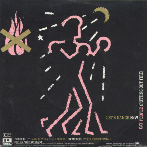 David Bowie : Let's Dance (7",45 RPM,Single,Stereo)