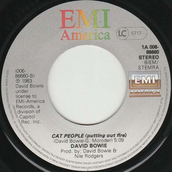 David Bowie : Let's Dance (7",45 RPM,Single,Stereo)