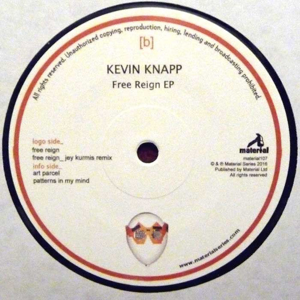 Kevin Knapp : Free Reign EP (12",33 ⅓ RPM,EP)