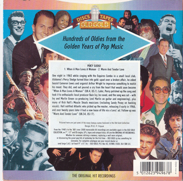 Percy Sledge : When A Man Loves A Woman (7",45 RPM,Stereo,Mono)