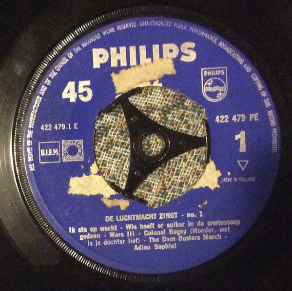 Luchtmachtkoor Hilversum : De Luchtmacht Zingt (7",45 RPM,Single)