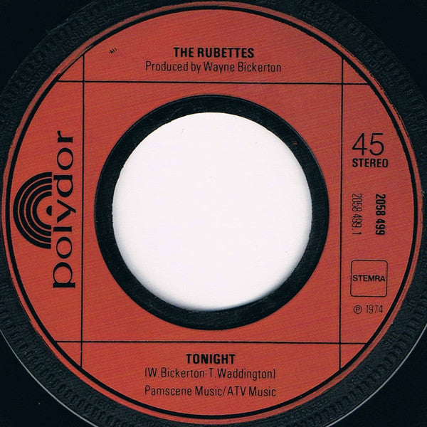 Rubettes, The : Tonight (7",45 RPM,Single)