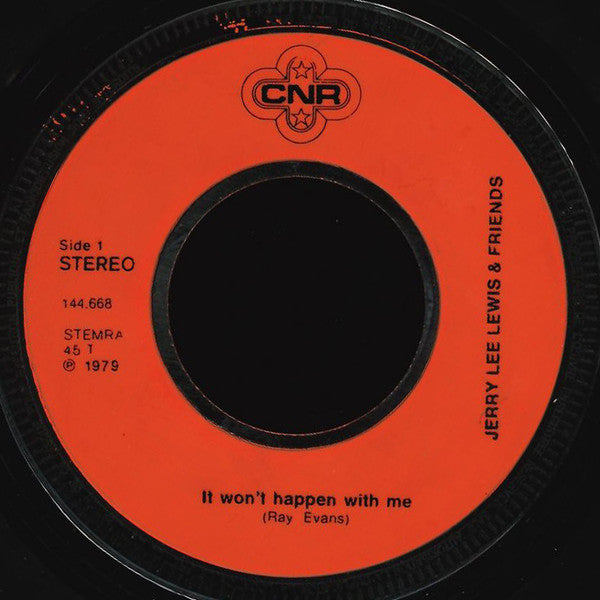 Jerry Lee Lewis And Friends : It Won't Happen With Me (7",45 RPM,Single)