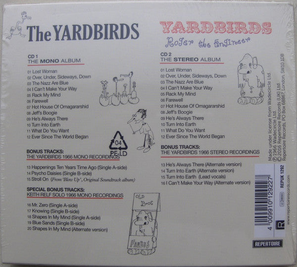Yardbirds, The : Roger The Engineer  (Album,Reissue,Stereo,Mono)