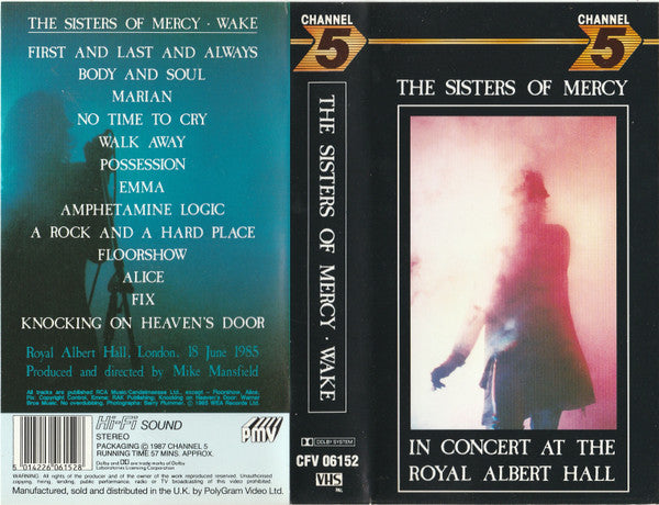 Sisters Of Mercy, The : Wake - In Concert At The Royal Albert Hall (PAL)