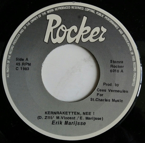 Erik Marijsse : Kernraketten, Nee! (7",45 RPM)