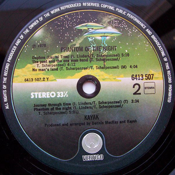 Kayak : Phantom Of The Night (LP,Album)