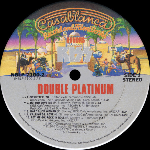 Kiss : Double Platinum (LP,Album,Compilation)