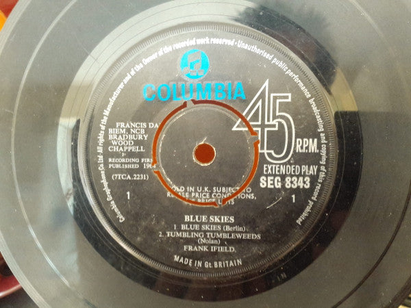Frank Ifield : Blue Skies (7",45 RPM,EP)