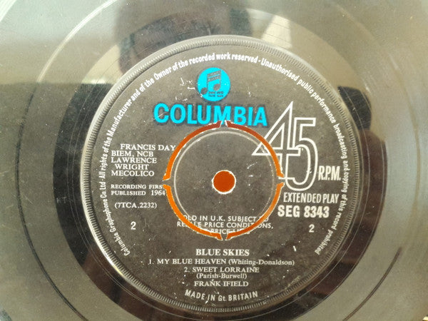 Frank Ifield : Blue Skies (7",45 RPM,EP)