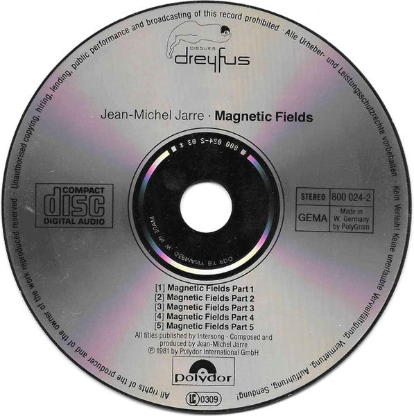 Jean-Michel Jarre : Magnetic Fields (Album,Reissue)