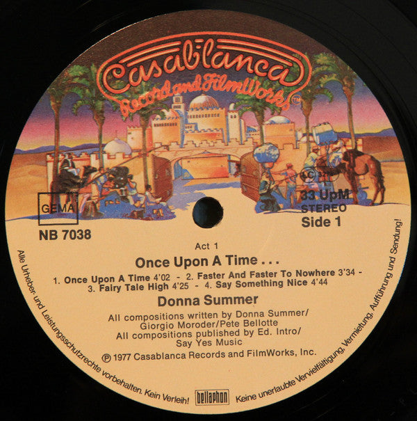 Donna Summer : Once Upon A Time... (LP,Album,Stereo)