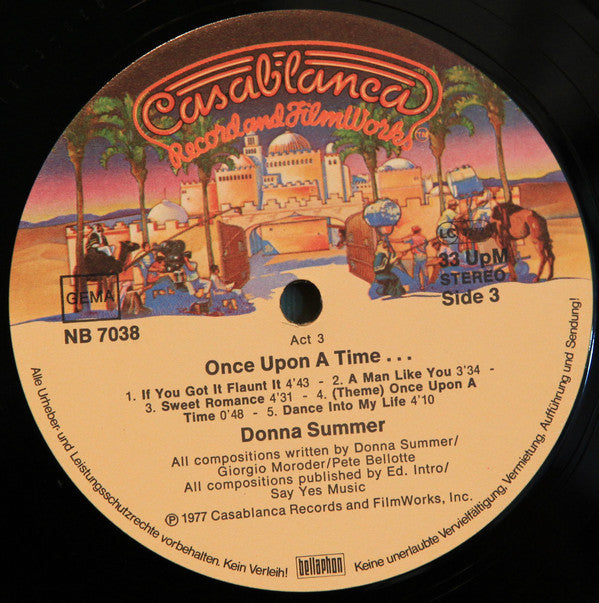 Donna Summer : Once Upon A Time... (LP,Album,Stereo)