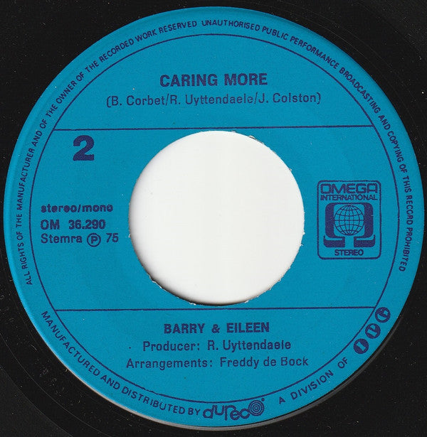 Barry & Eileen : Bad Times (7",45 RPM,Single,Stereo)