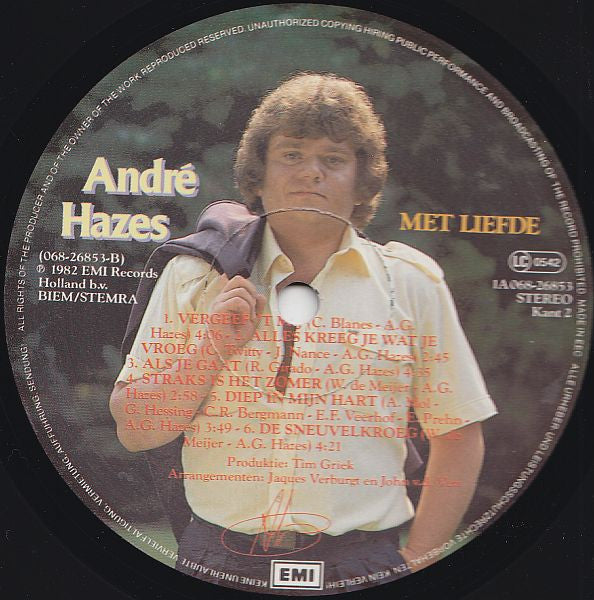 André Hazes : Met Liefde (LP, Album)