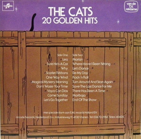 Cats, The : 20 Golden Hits (LP,Compilation)