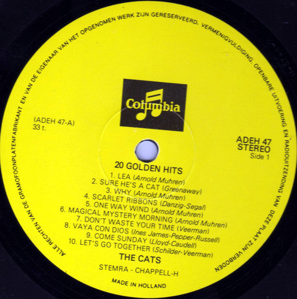Cats, The : 20 Golden Hits (LP,Compilation)